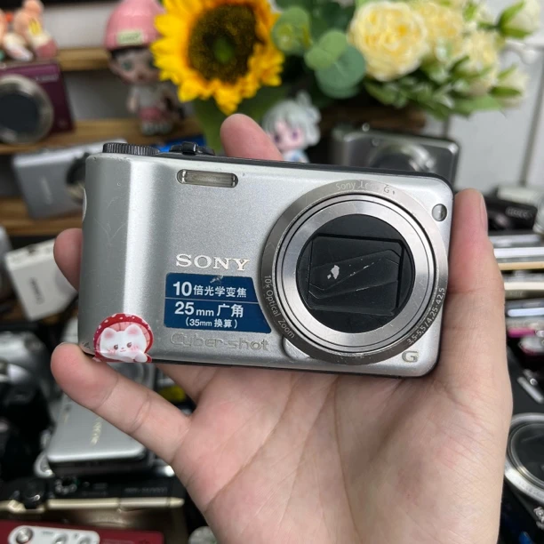 95新 Sony/索尼 索尼h55电池盖瑕小长焦福利价复古出片送相机包