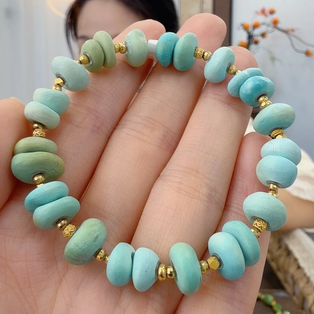 绿松石未镶嵌珠宝半成品