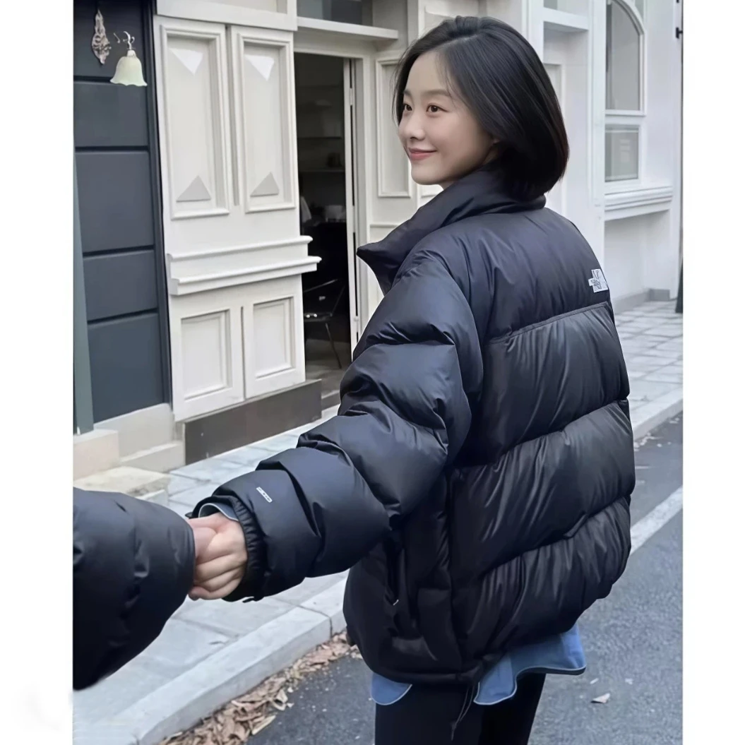 2025秋冬新款防风男女同款刺绣经典立领ZD