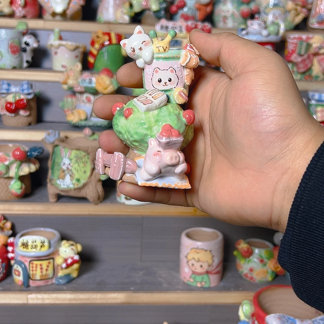 R***.老梧家的手工多肉花盆