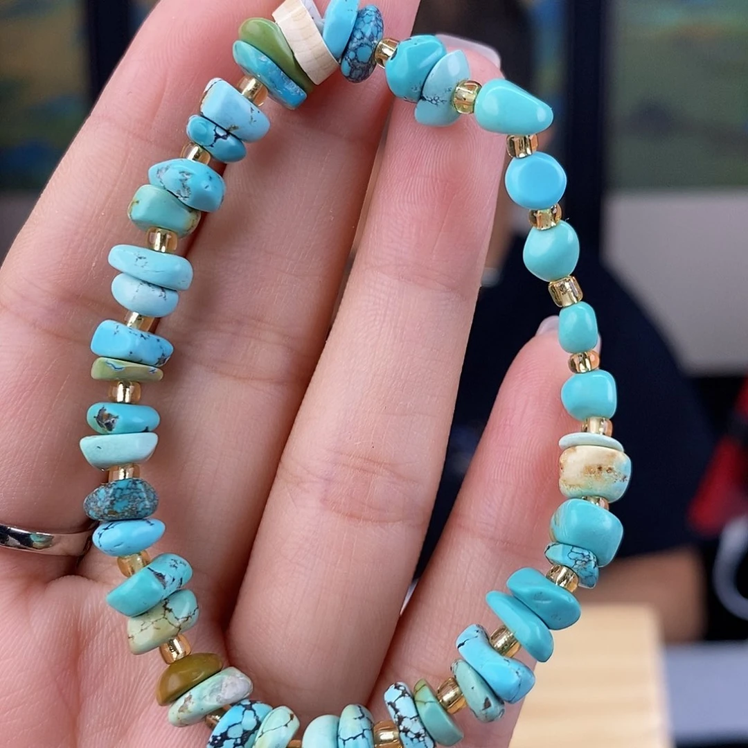 未镶嵌绿松石珠宝奇石