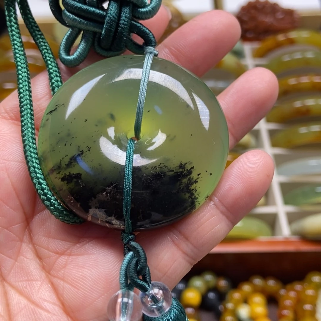 蛇纹石玉手串未镶嵌