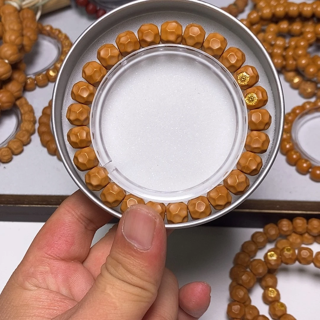 猴头核桃手串双标黑金无相10左右47号