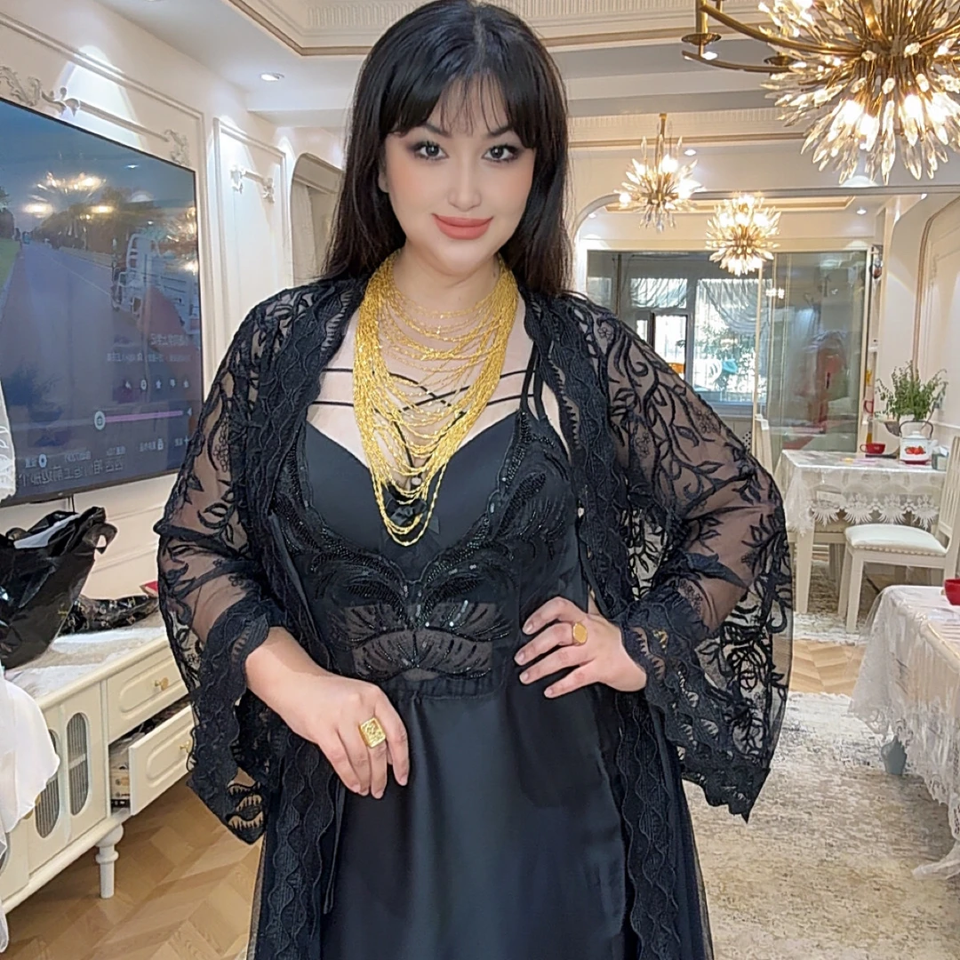 女士春夏网纱宫廷风精美蕾丝性感吊带睡衣