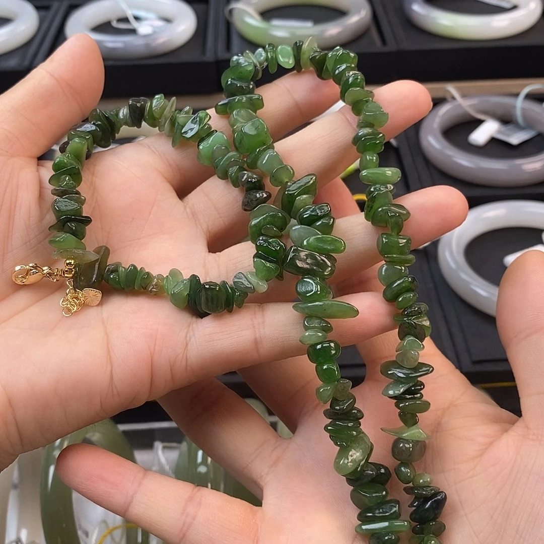 手串未镶嵌和田玉和田玉手串项链套装