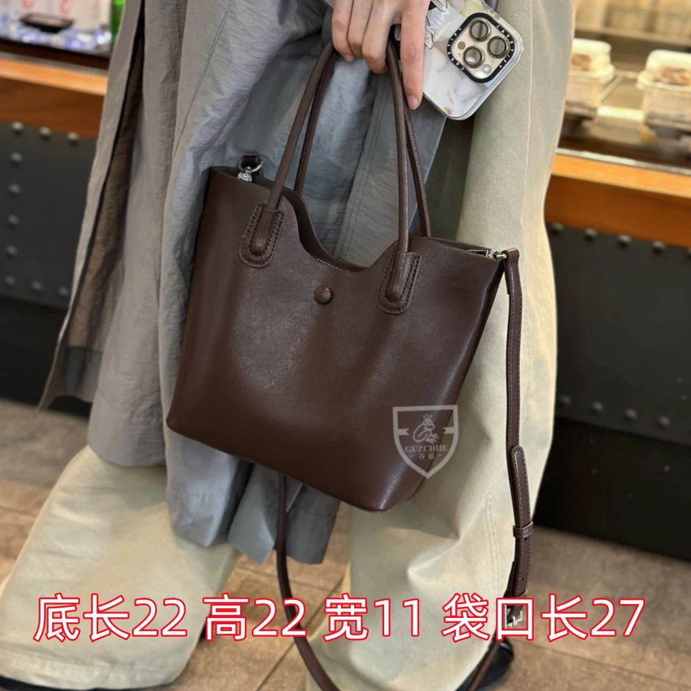 GUZCHIIE/谷兹 新款秋冬季百搭女士手提包洋气时尚简约斜挎单肩包