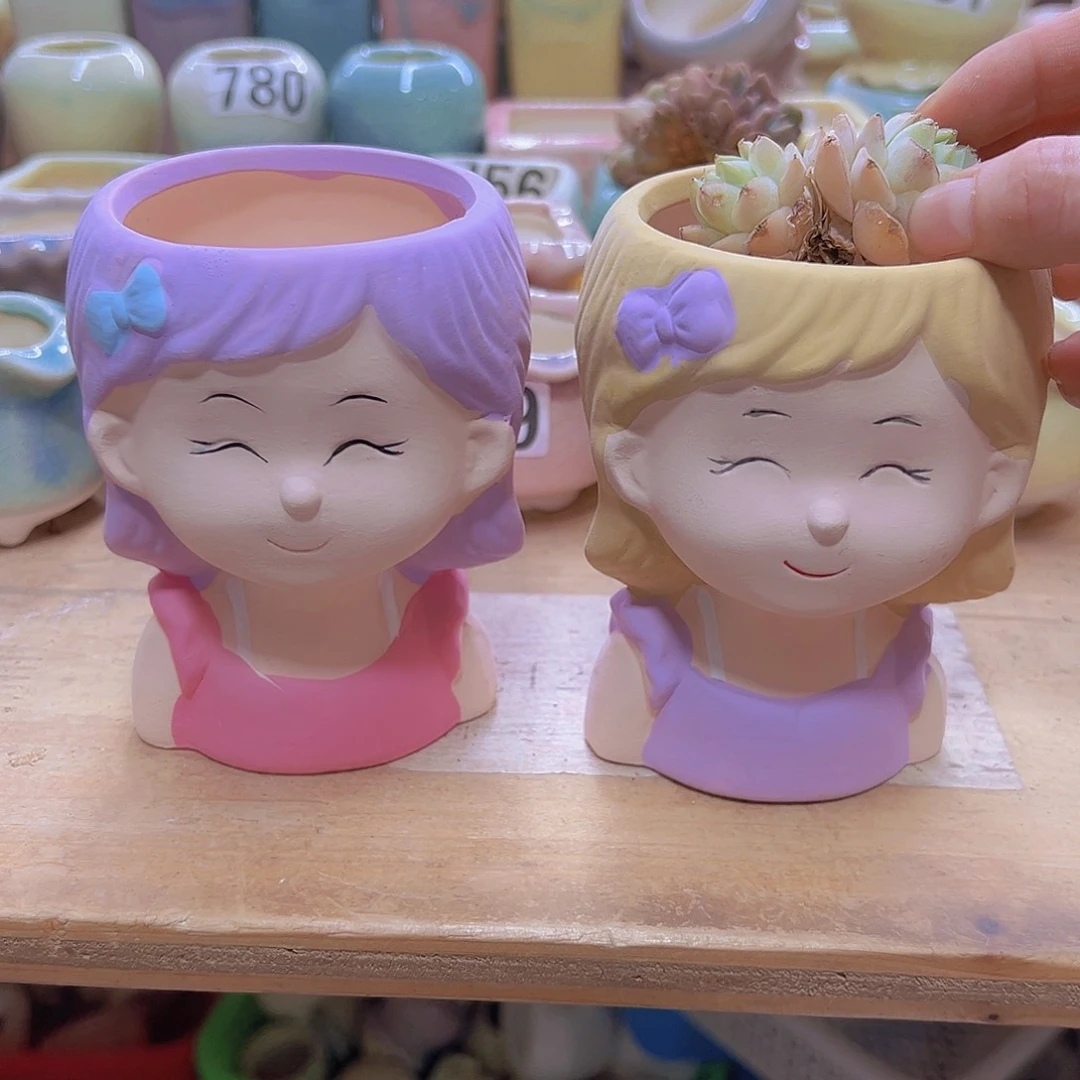 陶瓷花盆当场满12包邮