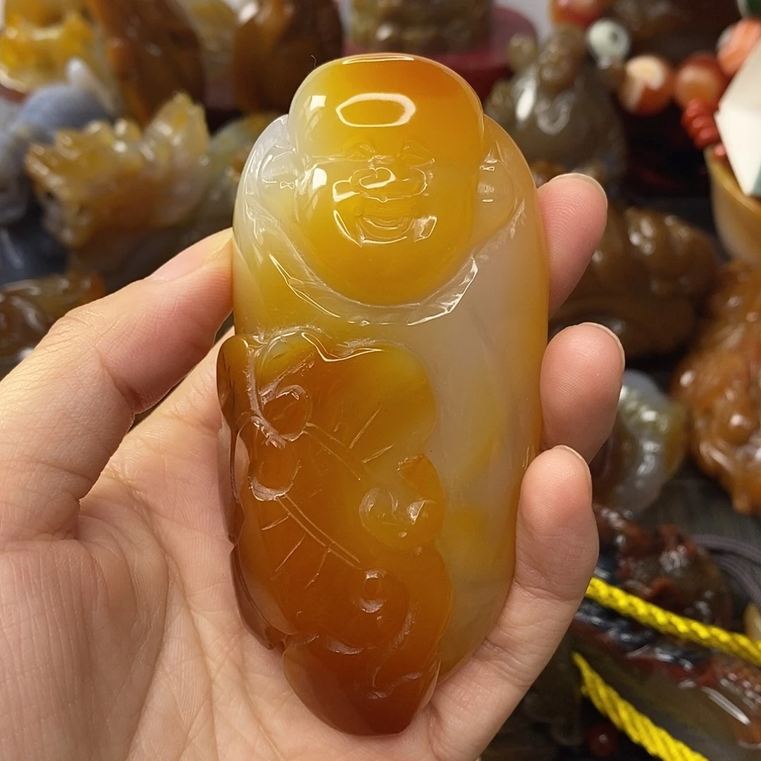 用***9未镶嵌手把件玛瑙/玉髓
