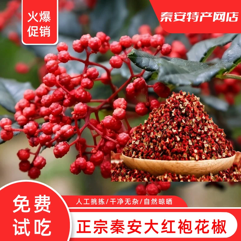 秦安大红袍花椒 2025年新花椒 干花椒