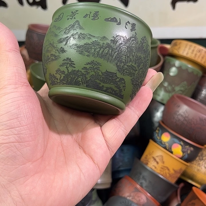 茶杯紫砂全手工紫砂主人杯