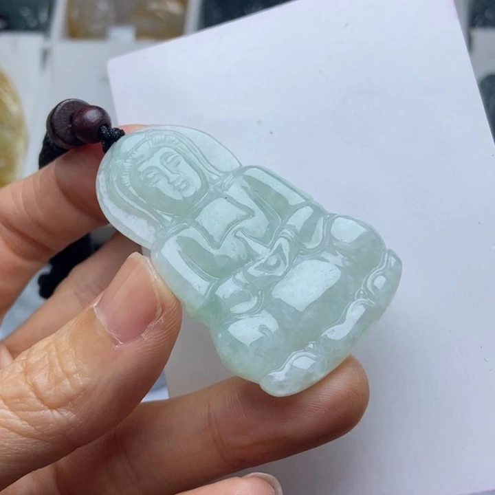 翡翠未镶嵌挂件翡翠