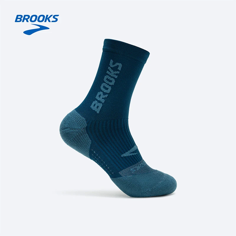 BROOKS布鲁克斯运动袜男袜透气女中长筒跑步短袜防滑袜子防脱舒适