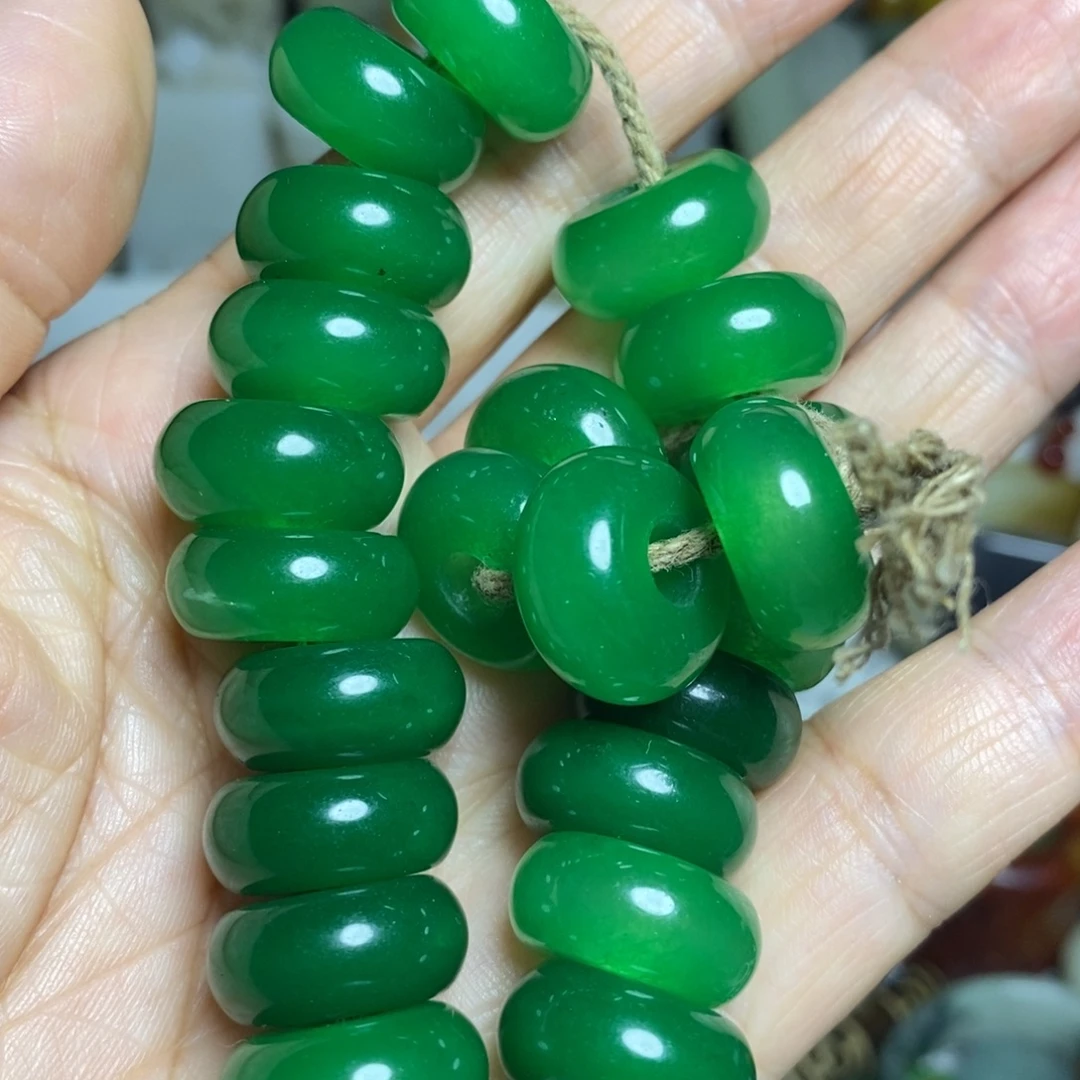 和田玉（糖玉）银S925镶嵌颈饰