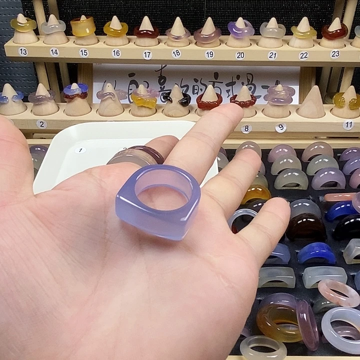 未镶嵌戒指玛瑙/玉髓