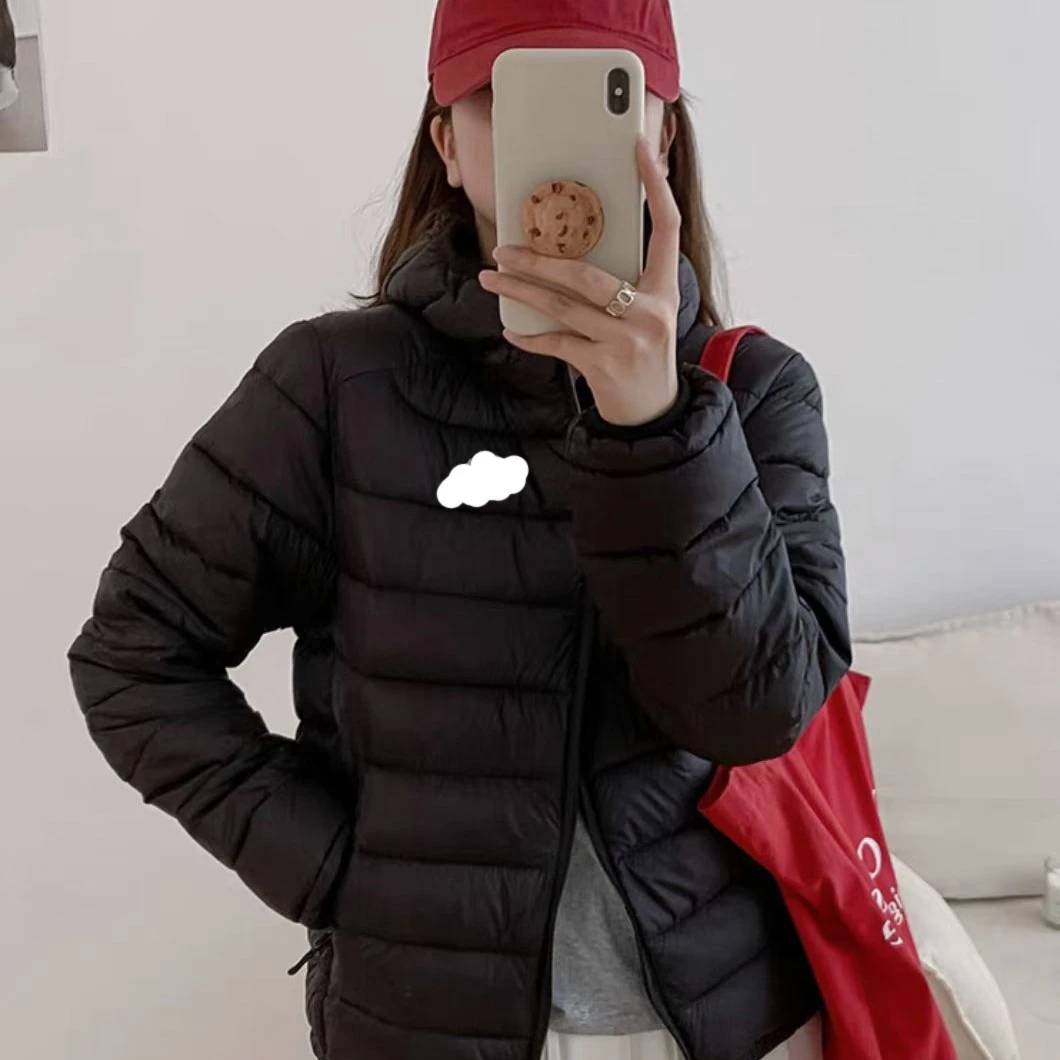 拉链连帽短款立领常规款冬季休闲薄款男女同款保暖