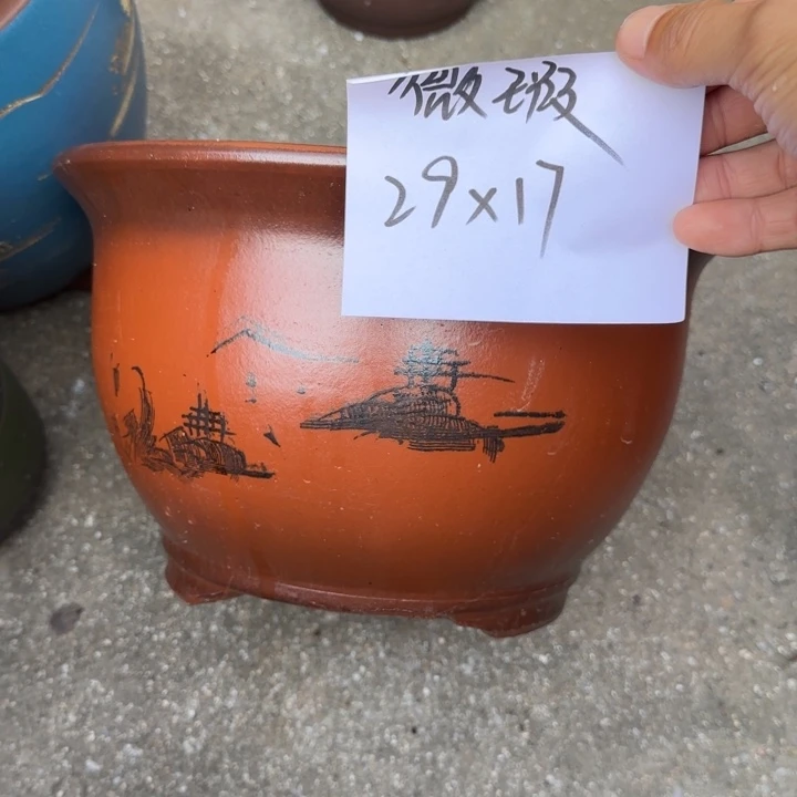 紫砂花盆特价清仓