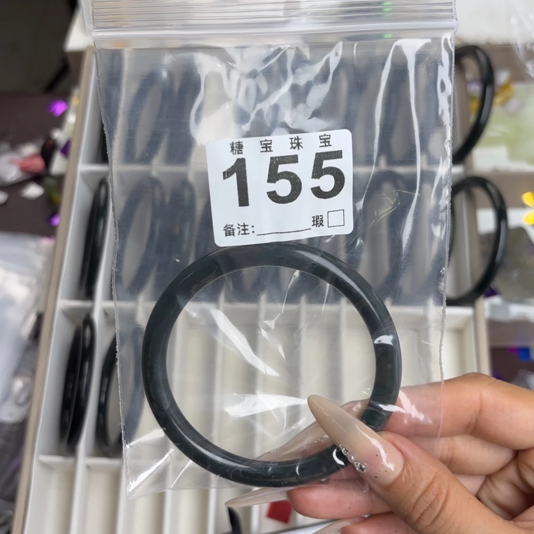 未镶嵌蛇纹石玉手镯秋***八