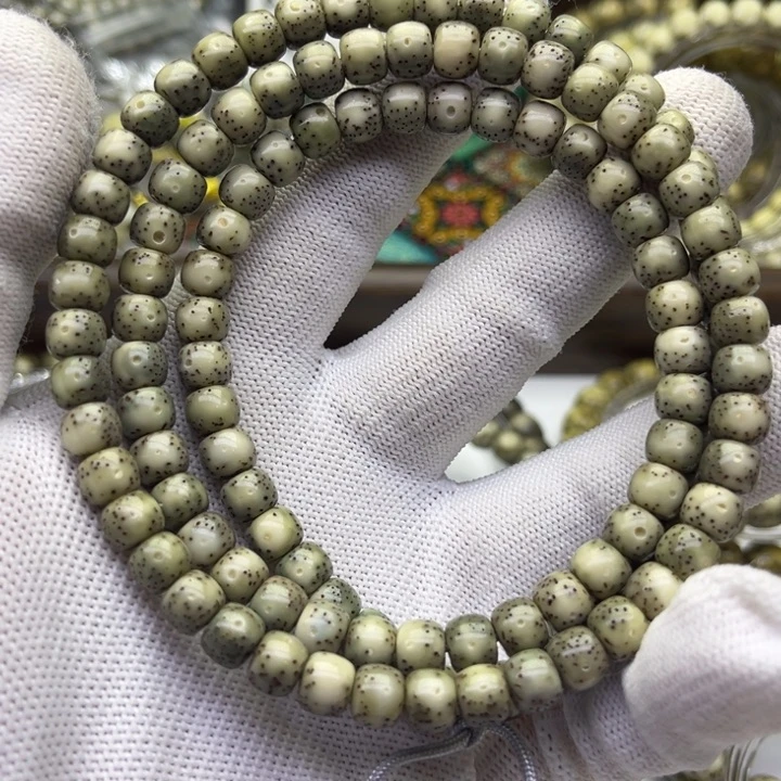 手串星月菩提7✖️6石玉料绿幽灵108