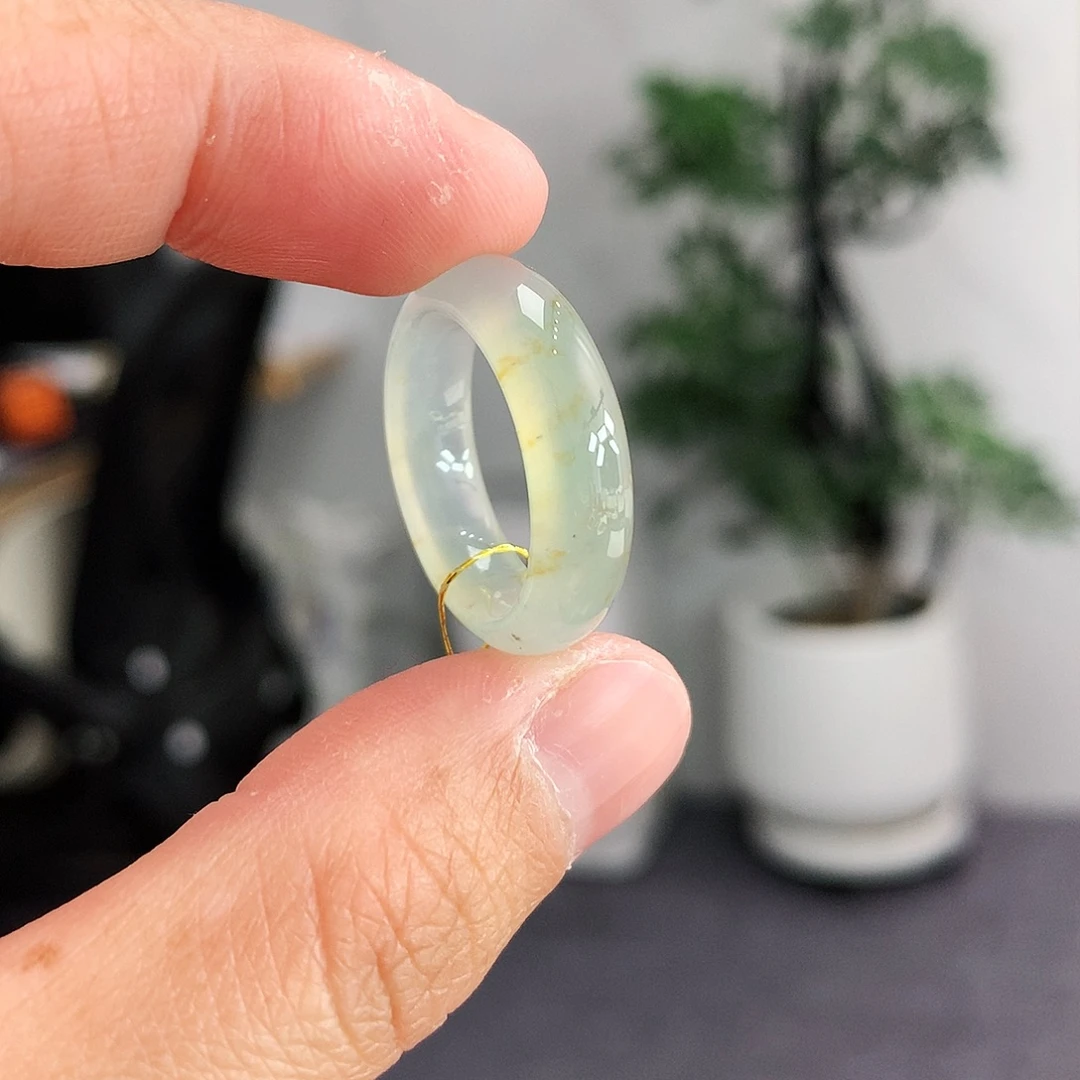 翡翠未镶嵌戒指13号