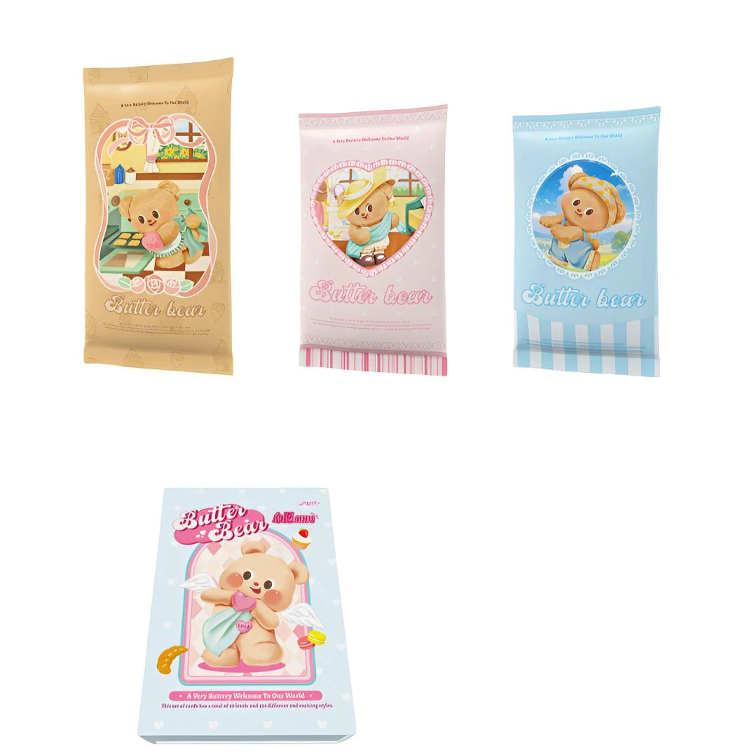 卡皮【新人】JioJio Card黄油小熊心愿烘培坊二创收藏盲盒卡牌系列