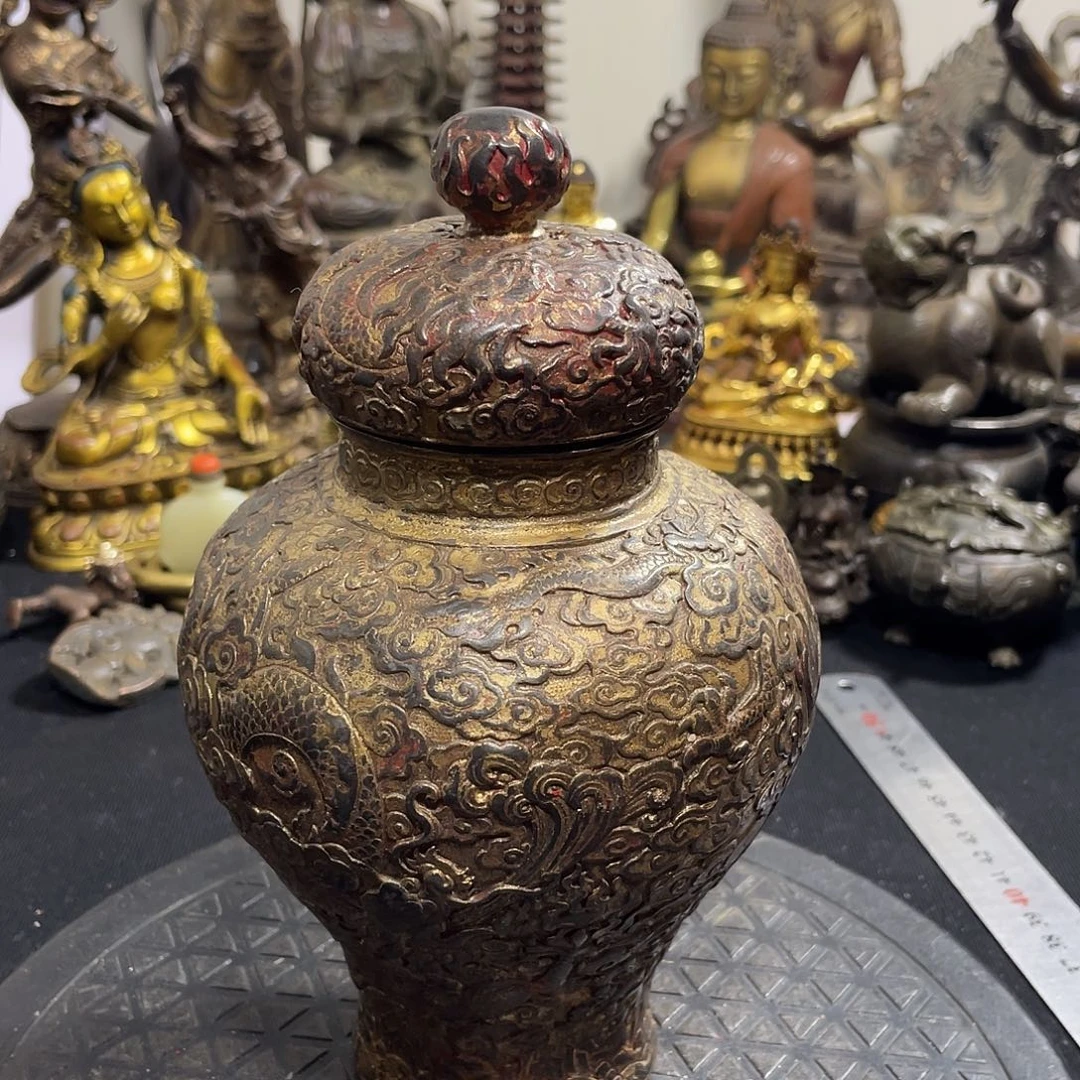 清***雲小罐子。              260