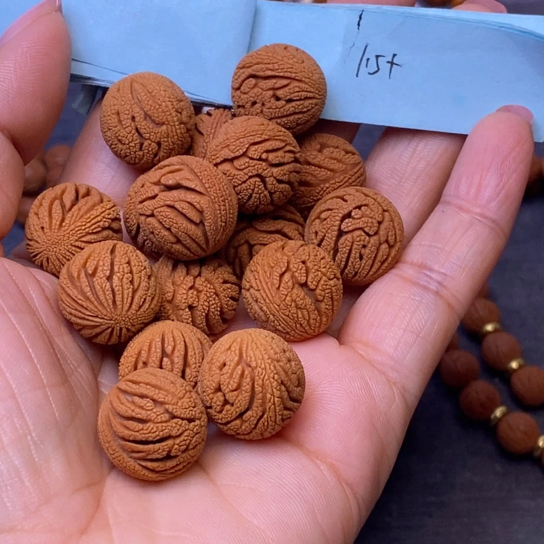 东***.秦岭龙纹桃核16颗