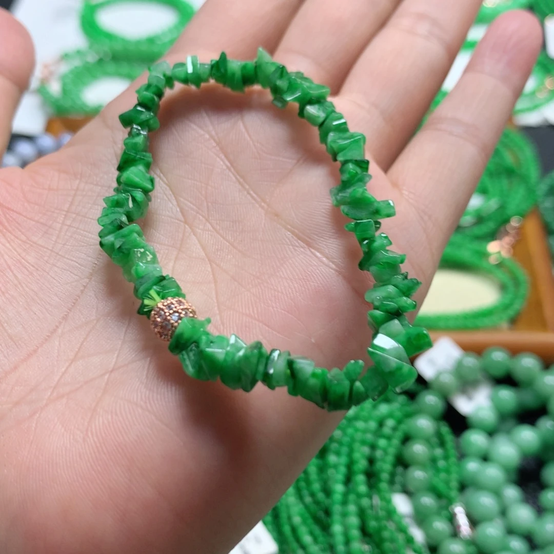 翡翠未镶嵌手链翡翠