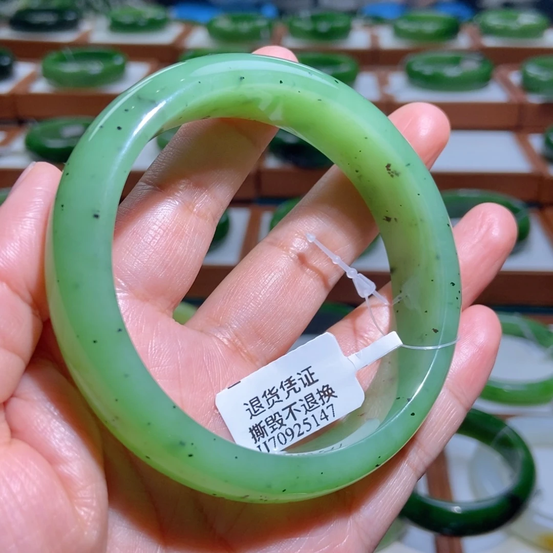 未镶嵌手镯和田玉（碧玉）乌兰海6263