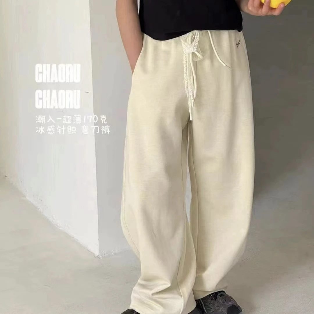 163童装夏款直筒休闲裤