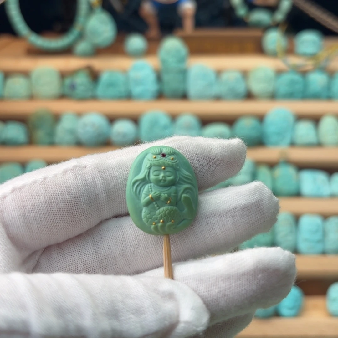 绿松石未镶嵌配饰