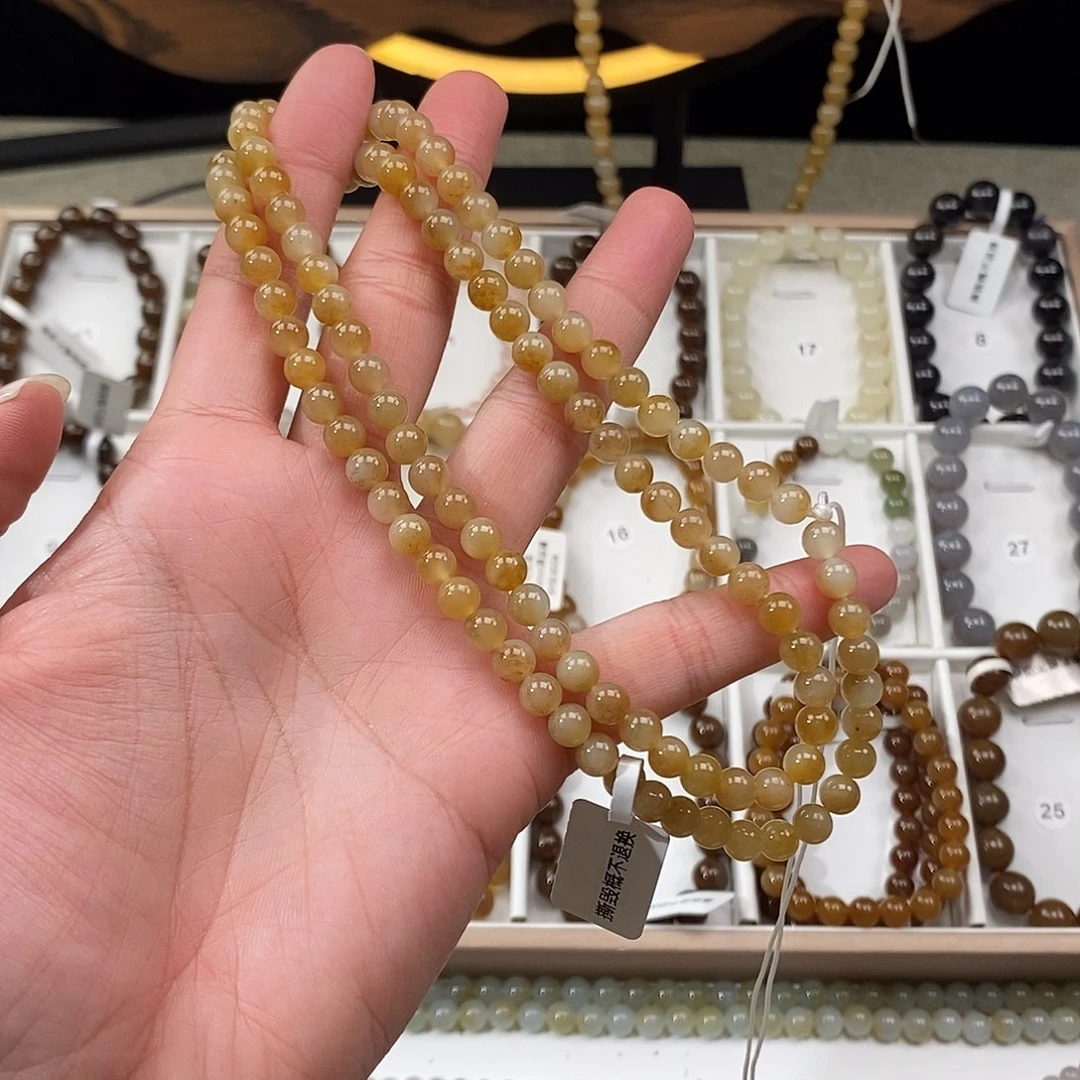 和田玉未镶嵌手链