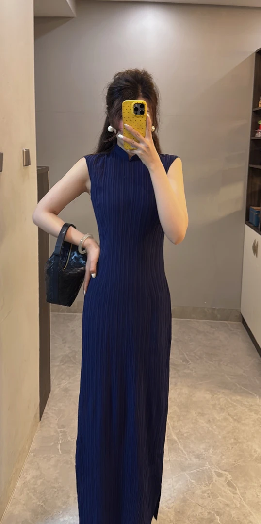 旗袍长裙气质显瘦端庄优雅日常百搭（兰亭序）