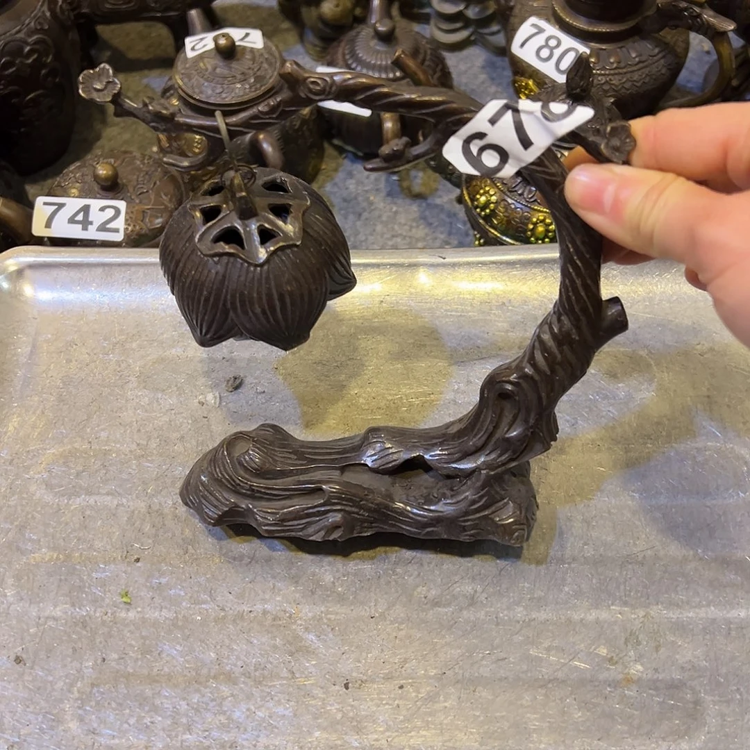 黄铜摆件，文房摆件