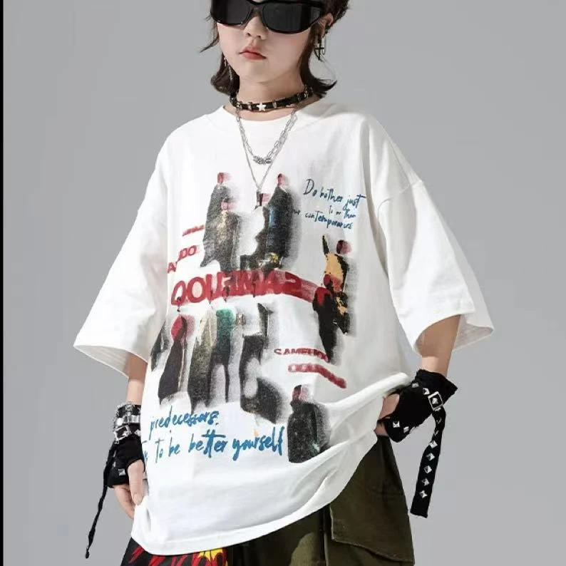 样衣【酷帅美式白T】2502023 120-170