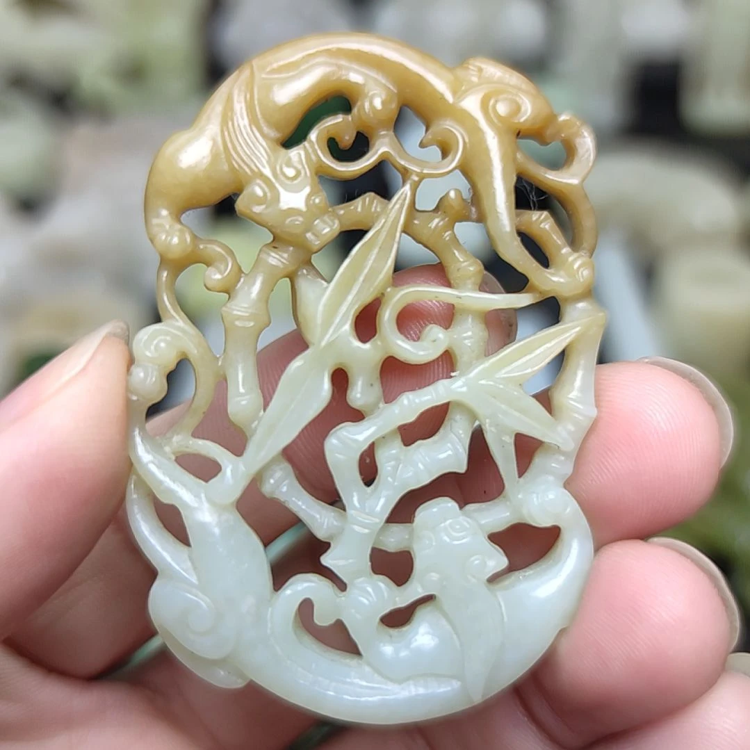 和田玉挂件未镶嵌