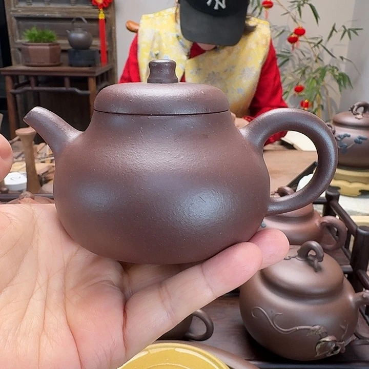 底槽青茶壶拍****迫精工半手小迷你壶（150 C c）