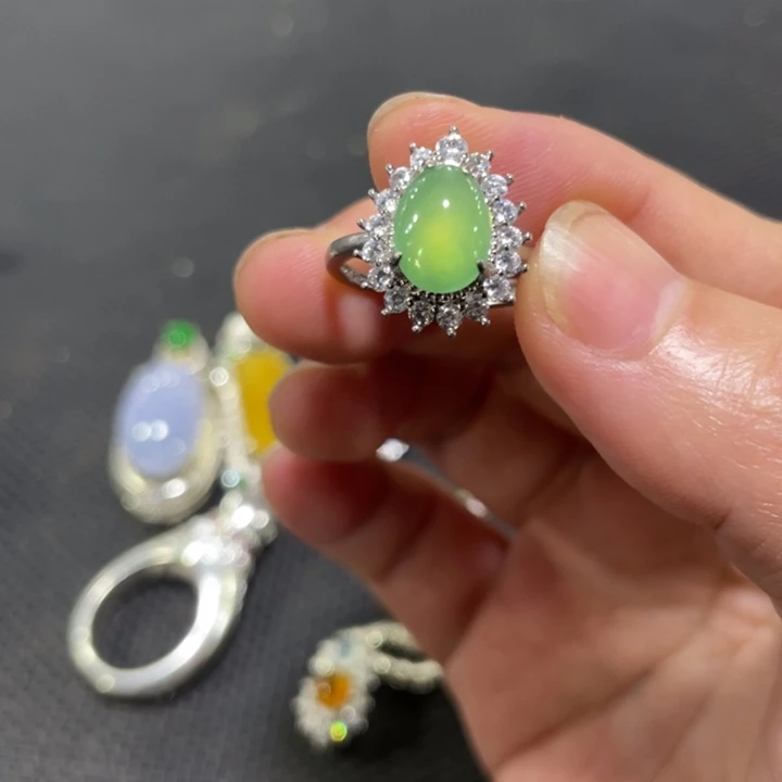 翡翠未镶嵌戒指缅甸天然翡翠