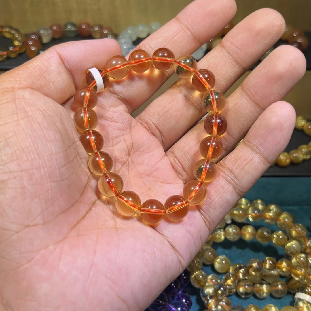 未镶嵌手链水晶黄水晶