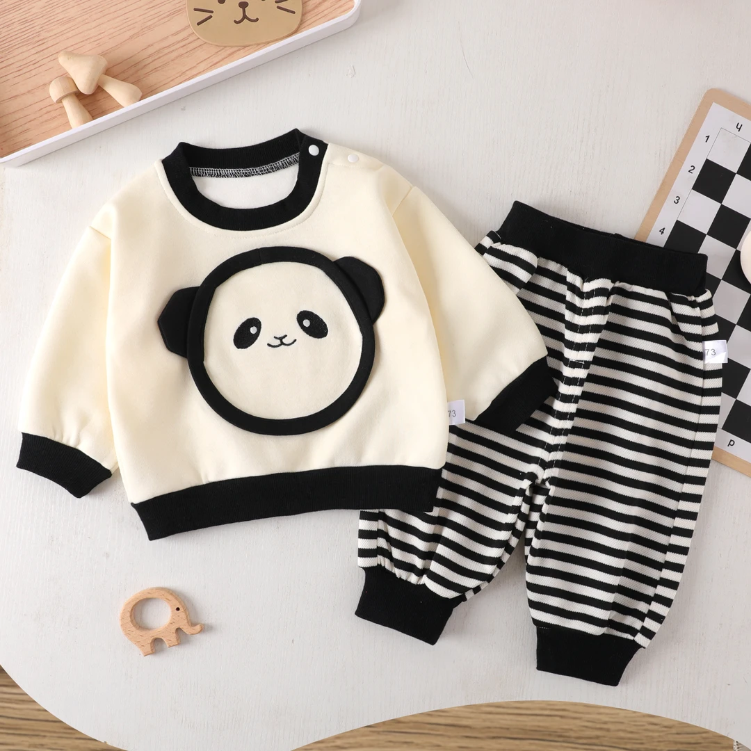 女童秋款套装宝宝可爱超萌秋装衣服外出服网红幼儿外出服超萌炸街