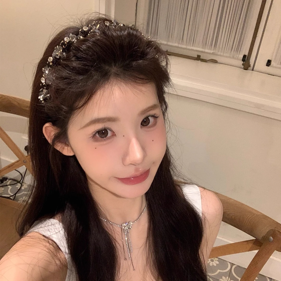 贵女范儿 轻奢重工水钻波浪发箍女高级感带齿防滑高颅顶头箍发卡