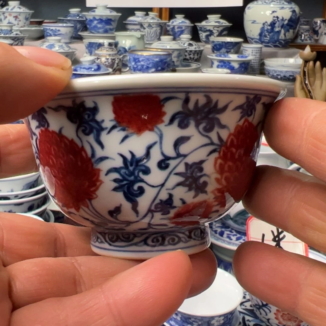 摆件鸣*景德镇青花瓷器