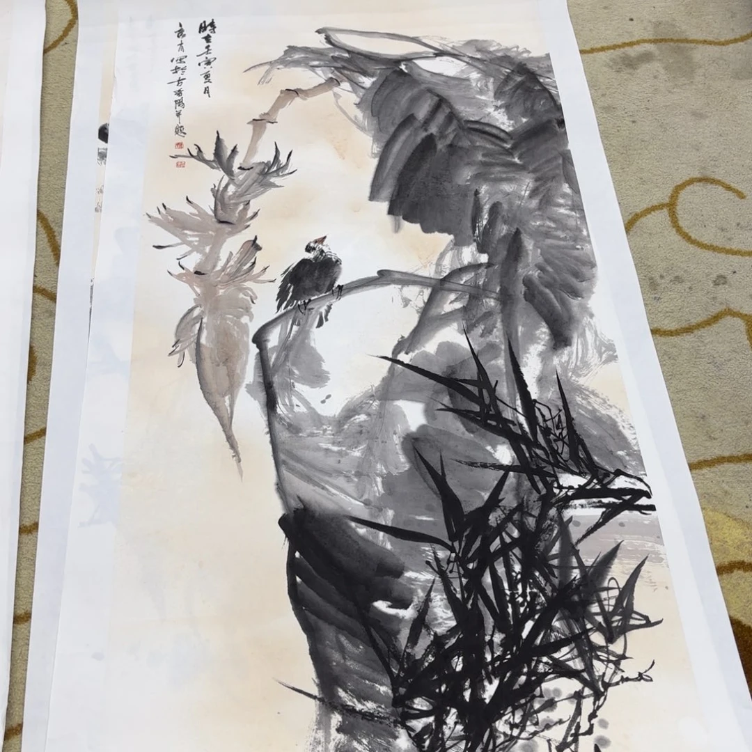 在***情国画张彦肖四尺童