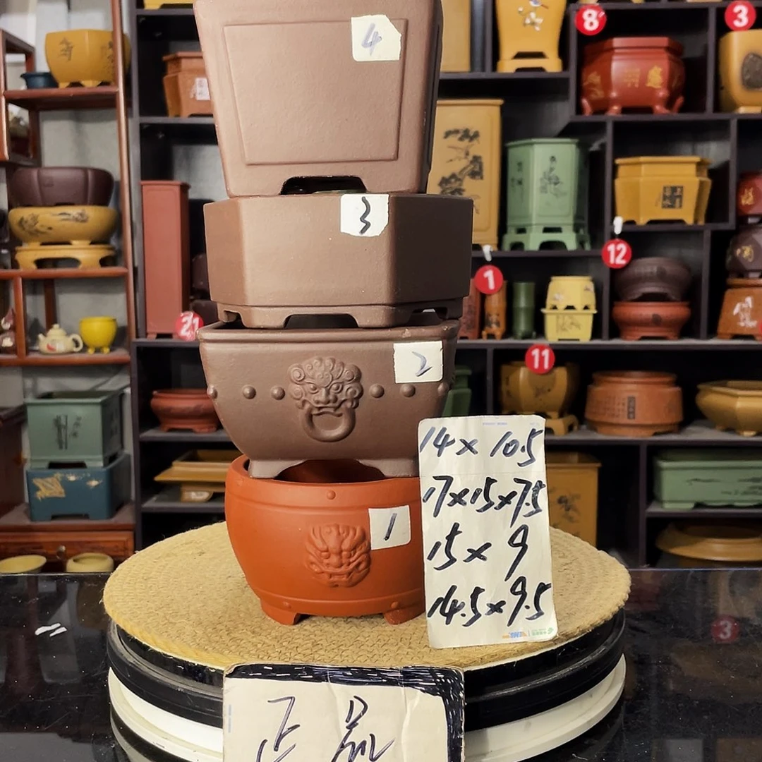 D-盆尚好紫砂花盆