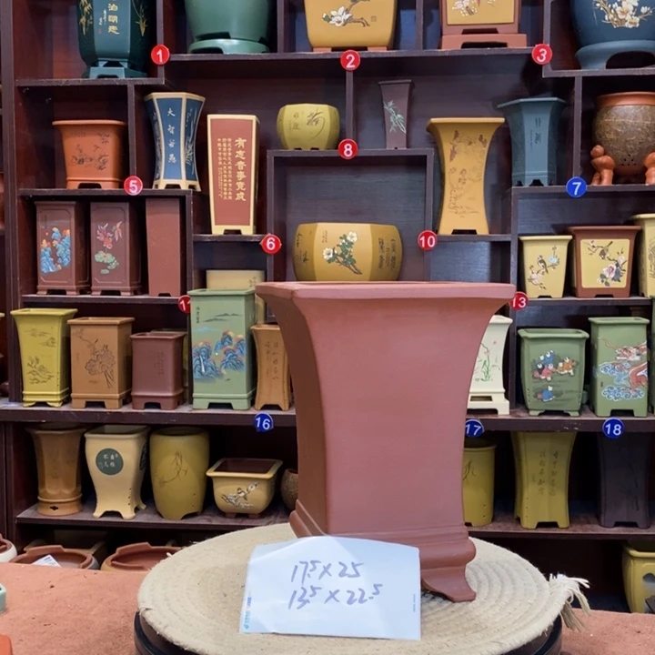 紫砂花盆紫砂陶艺