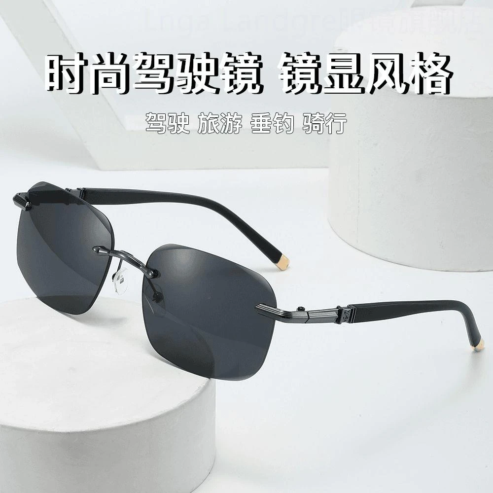 Lnga Landgre俄罗斯大白鲨太阳镜渠邵优选男士专用墨镜时尚驾驶镜