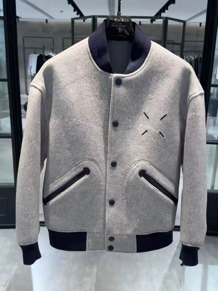 轻奢男装新款潮牌夹克2025棒球服外套复古宽松美式休闲秋季帅上衣