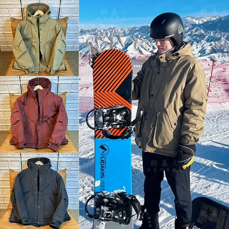 高端重磅加绒加厚防风保暖秋冬男女情侣户外运动休闲连帽夹克外套