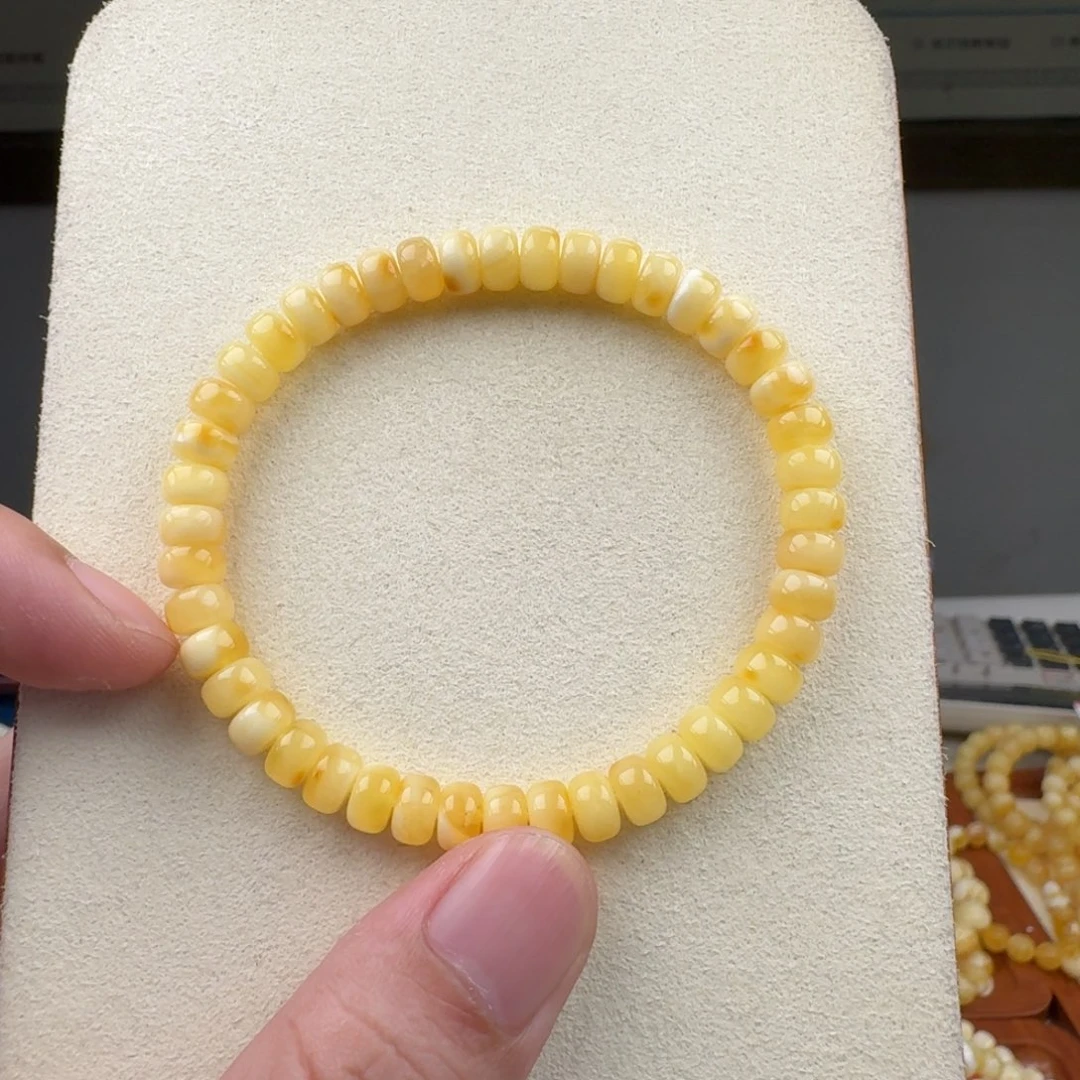 琥珀未镶嵌手链蜜蜡手串