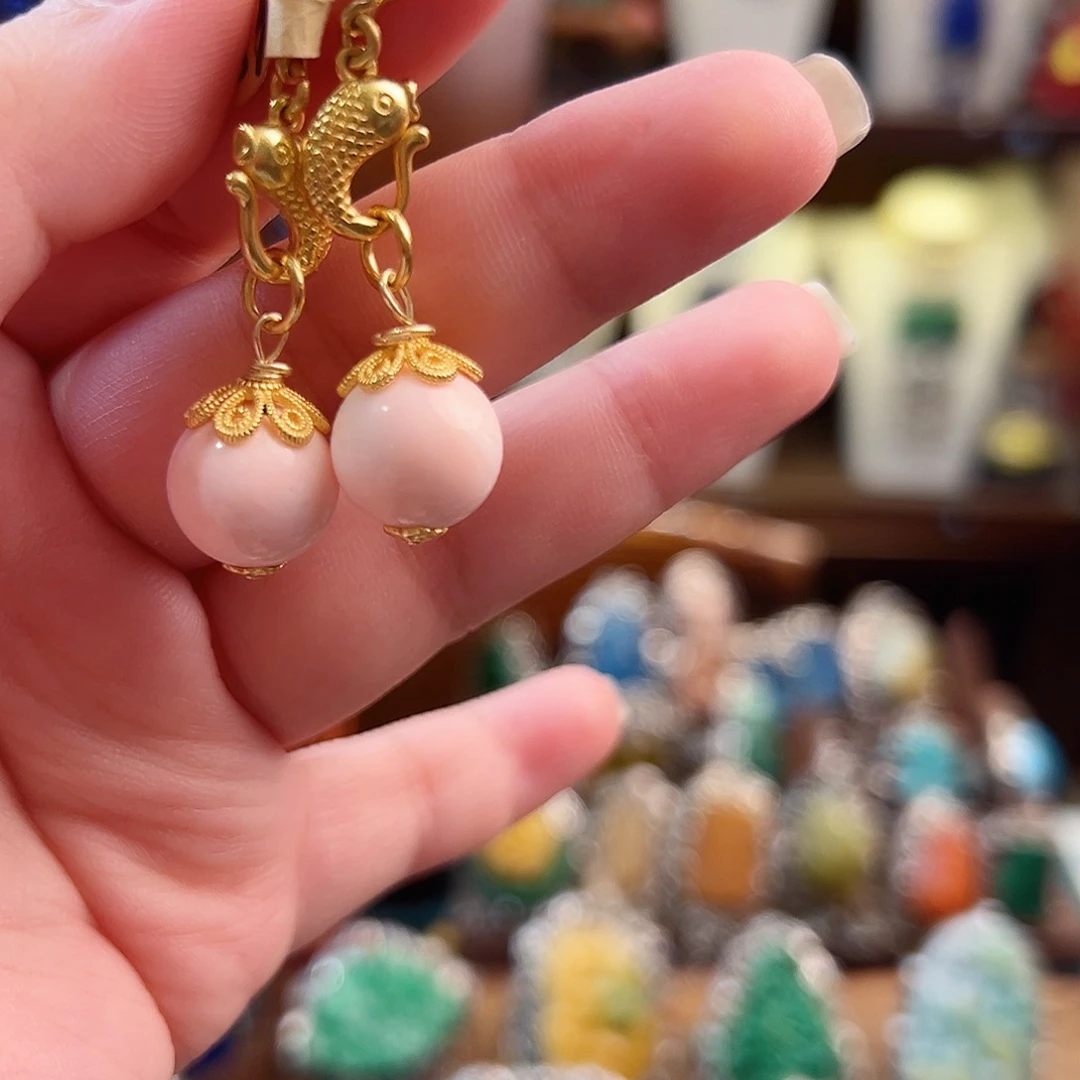 耳环未镶嵌贝壳国风