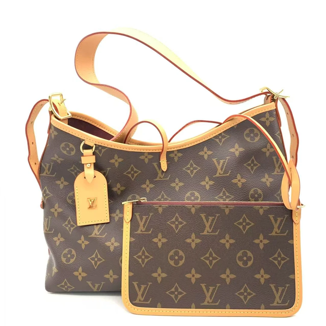 95新 LouisVuitton/路易威登 【安则专属】老花小号carryall单肩包